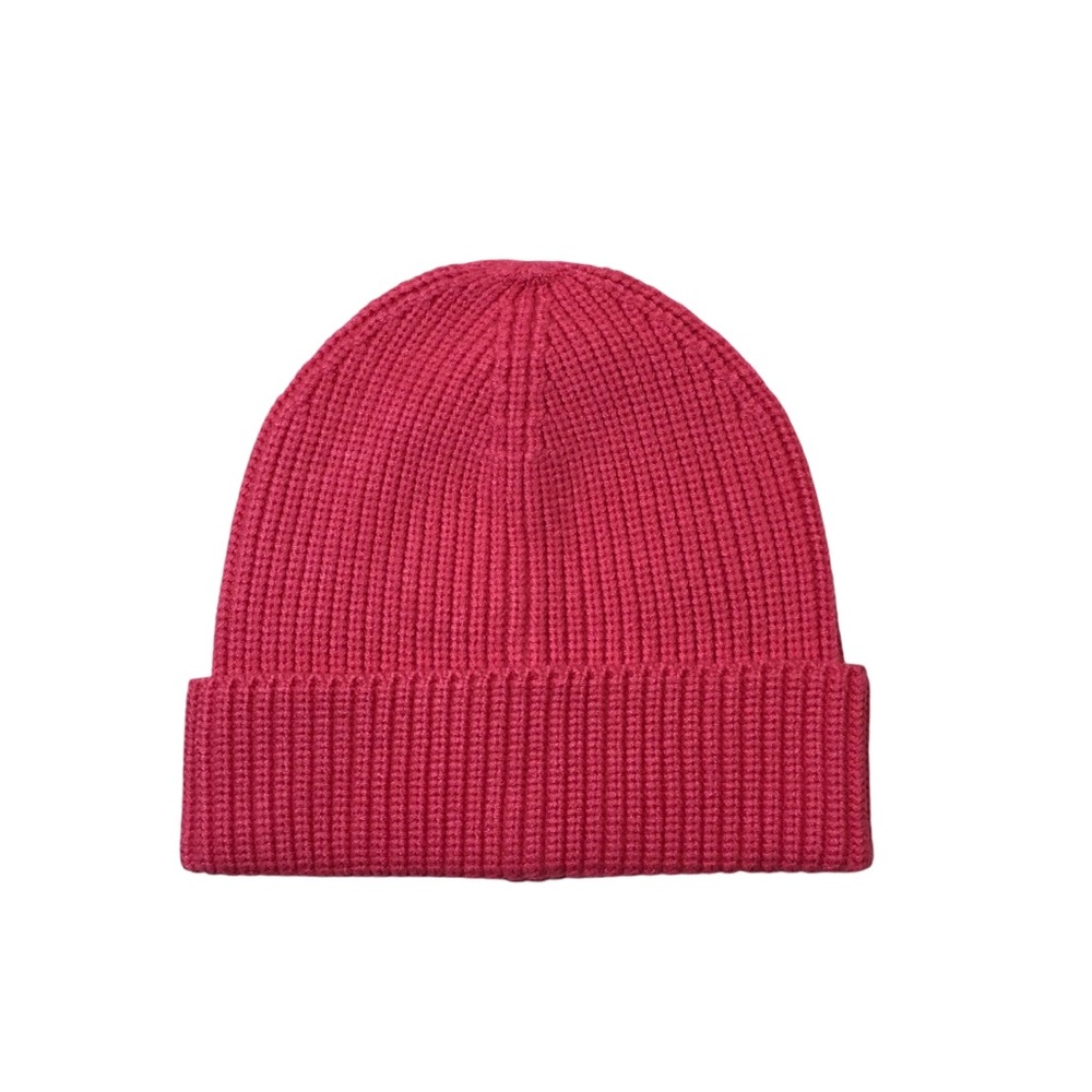 J.Crew Factory Pink Ribbed Beanie - Picture 2 of 4